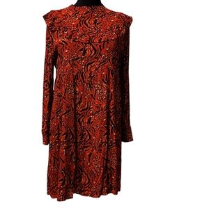 Time and Tru Women's Tiered/Midi Dress, Red, Sz XL (NWOT)